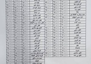 قیمت عمده میوه و سبزیجات اعلام شد+ جدول